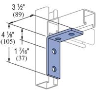 4 Hole 90 Degree Corner 4-1/8 x 3-1/2 - Click Image to Close